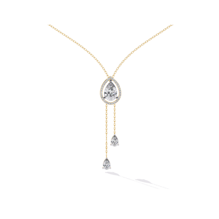 Celestial Drop Diamond Necklace