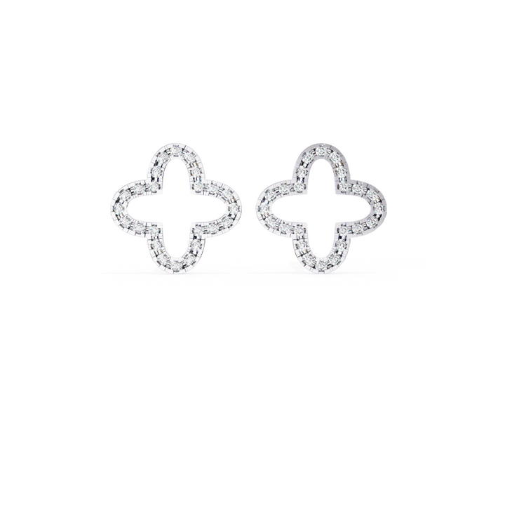 Ethereal Bloom Diamond Studs