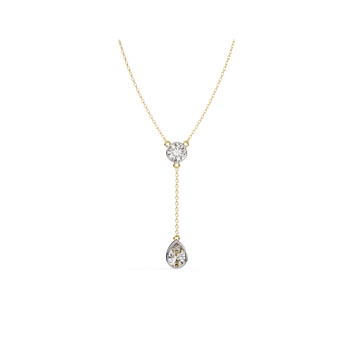 Elegance Drop Diamond Necklace