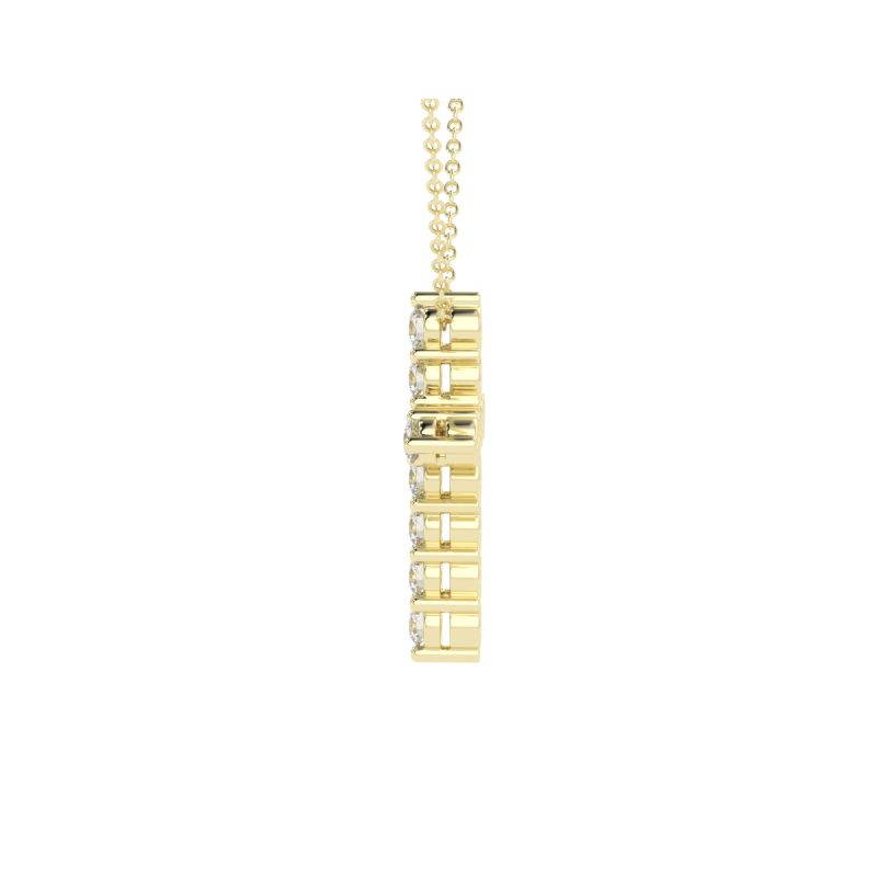 Radiant Faith Diamond Cross Pendant