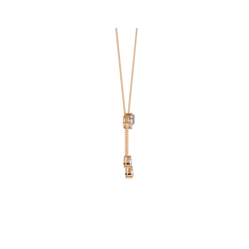 Celestial Drizzle Diamond Drop Necklace