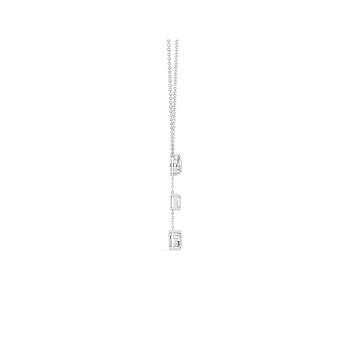 Celestial Cascade Diamond Drop Necklace