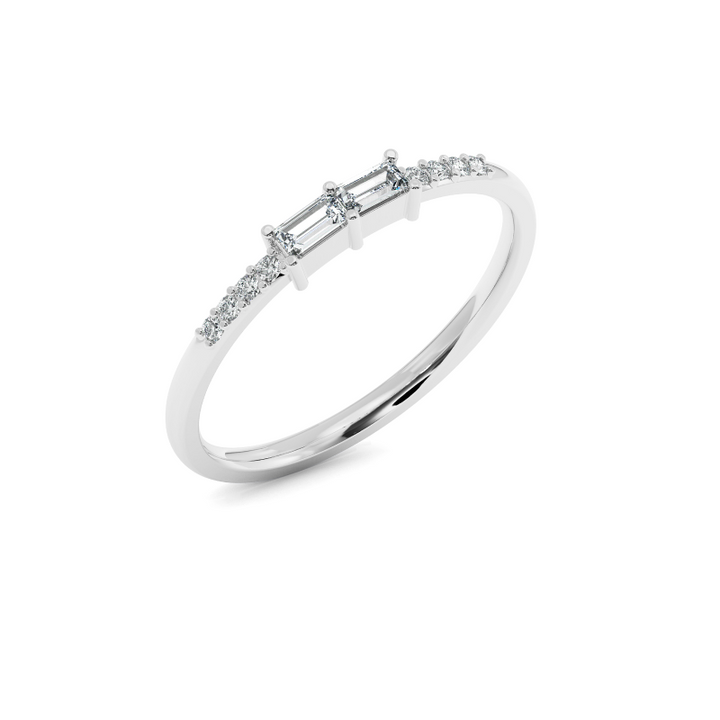 Radiant Baguette Harmony Ring