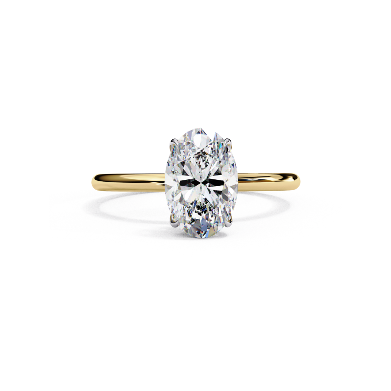 Celeste Oval Solitaire Ring