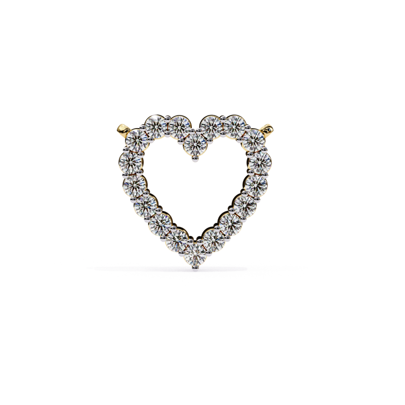 Eternal Love Diamond Heart Necklace