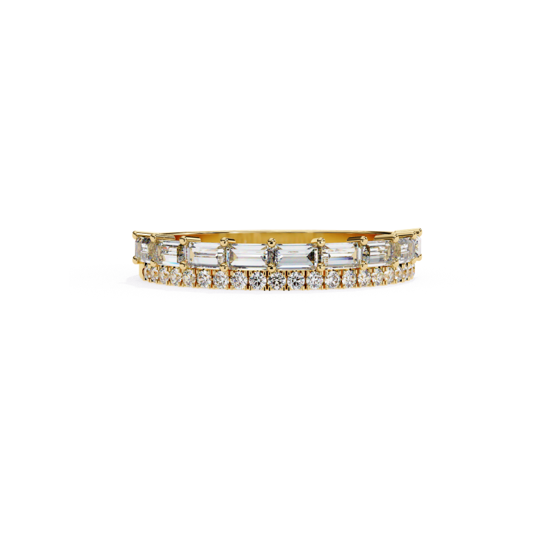 Luxe Baguette Eternity Band