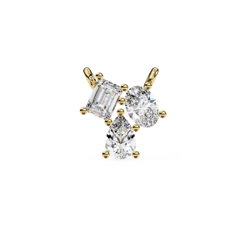 Trio Harmony Diamond Pendant