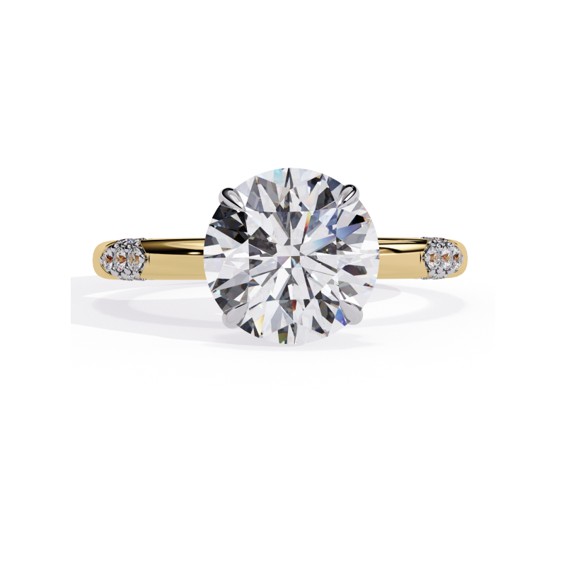 Aurora Solitaire Ring