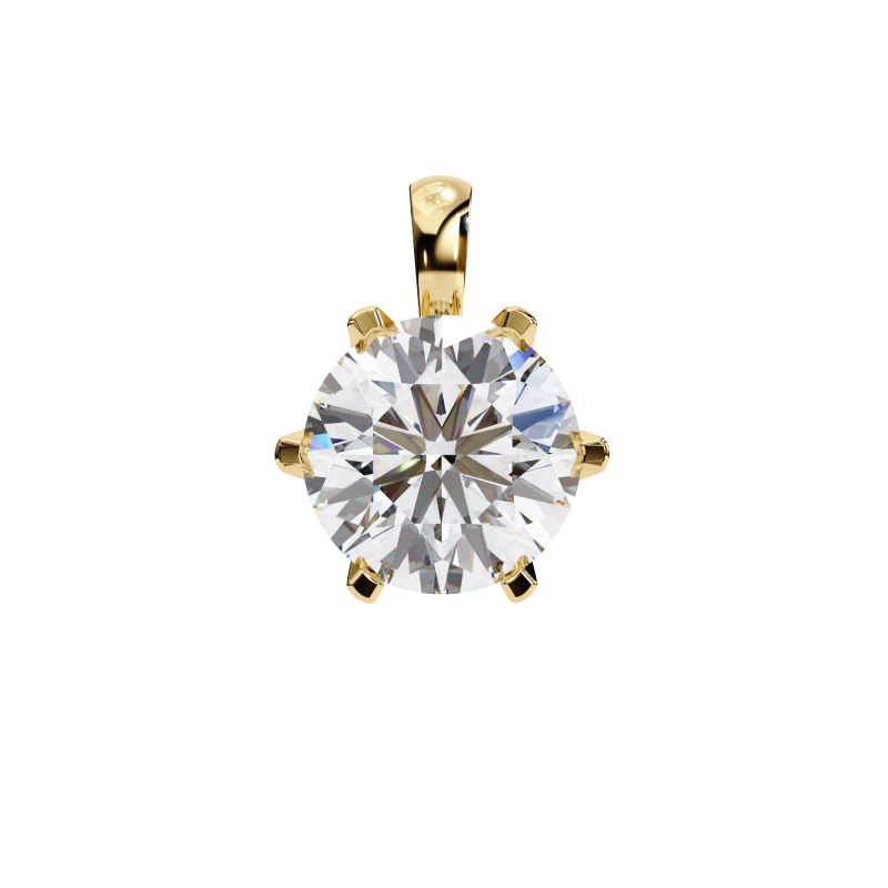 Eternal Radiance Solitaire Pendant