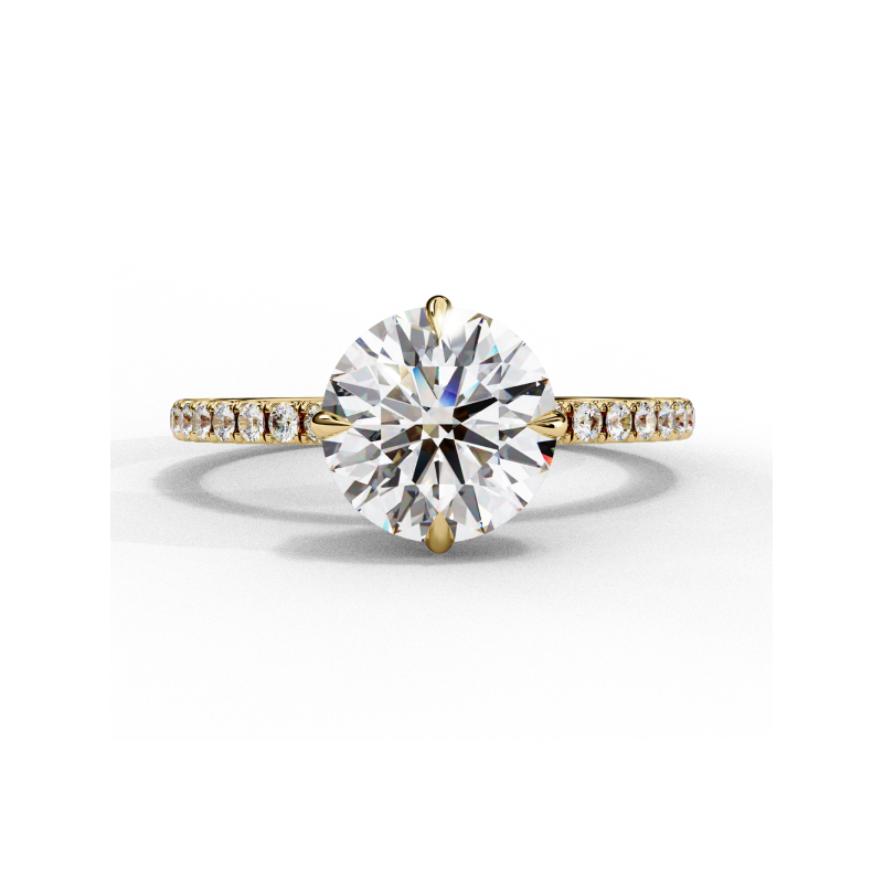 Celestial Round Brilliant Ring