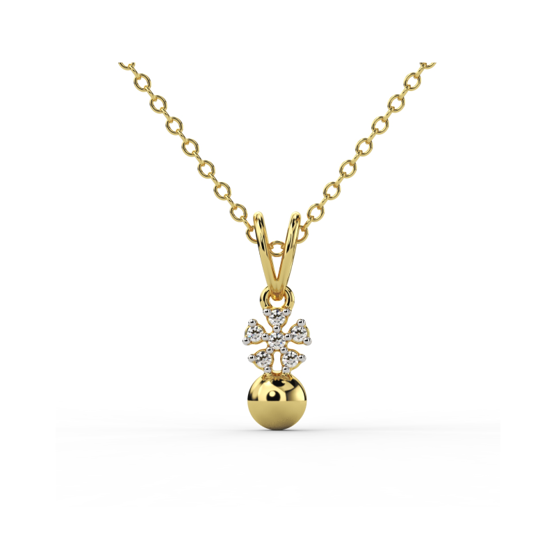 Divine Charm Diamond Pendant