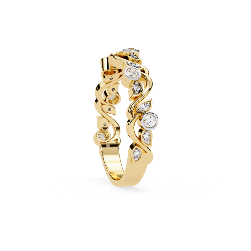 Enchanted Vine Diamond Band