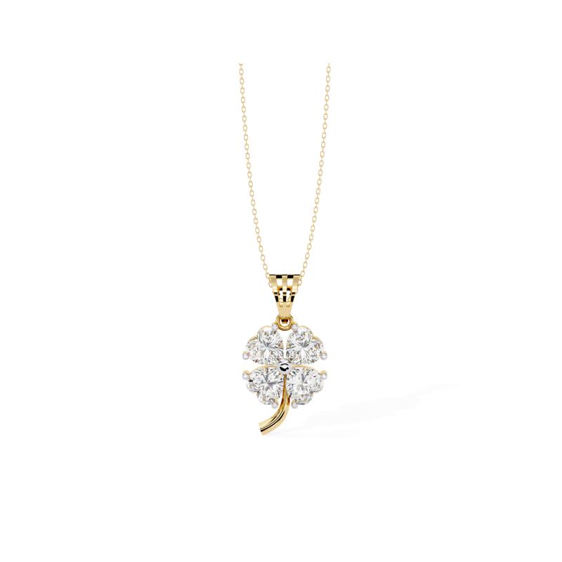 Lucky Bloom Diamond Pendant