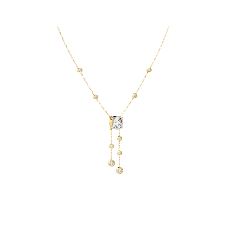 Starlit Cascade Diamond Necklace