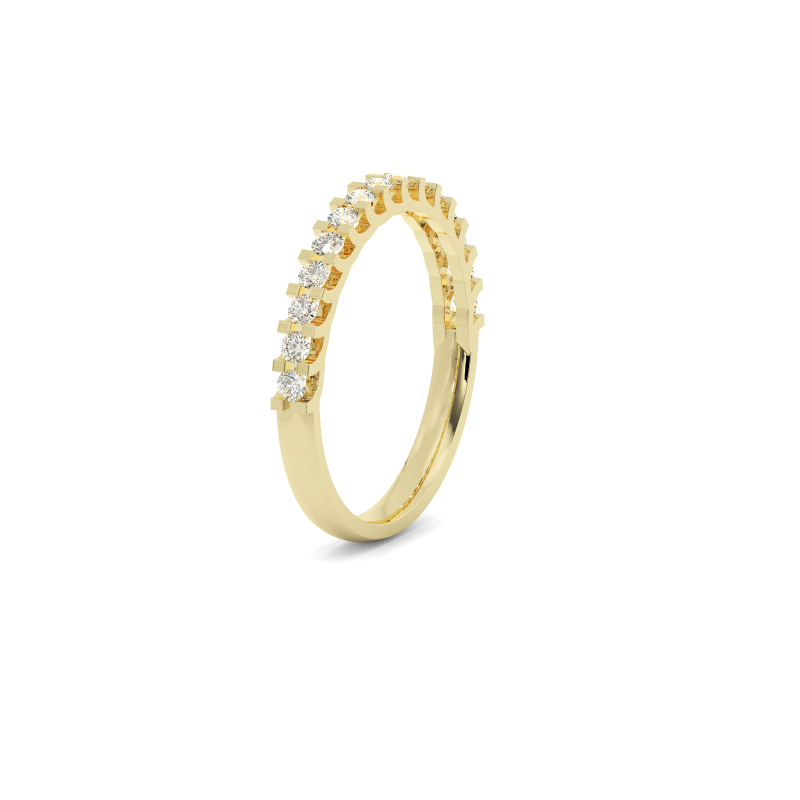 Lustrous Eternity Ring