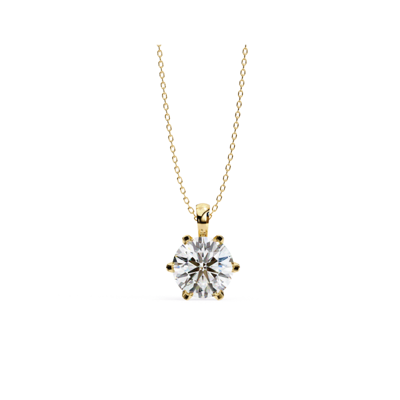 Eternal Radiance Solitaire Pendant