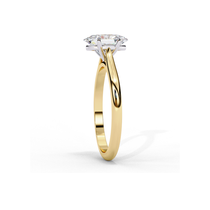 Celestia Oval Solitaire Ring