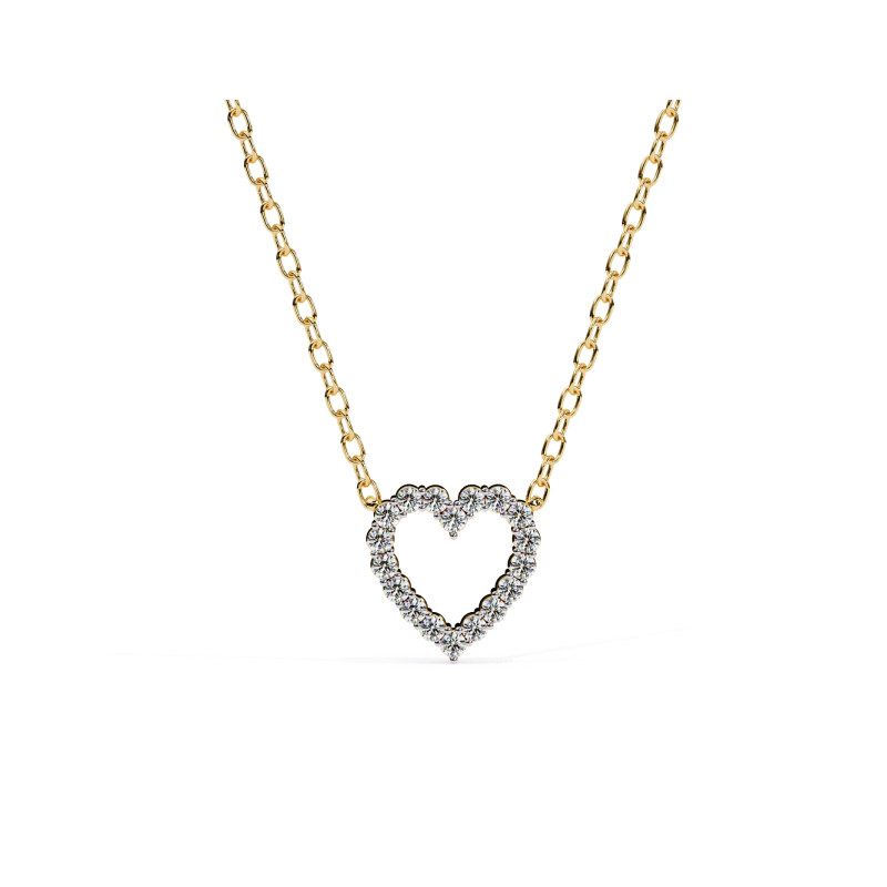 Eternal Love Diamond Heart Necklace