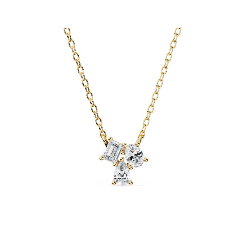 Trio Harmony Diamond Pendant