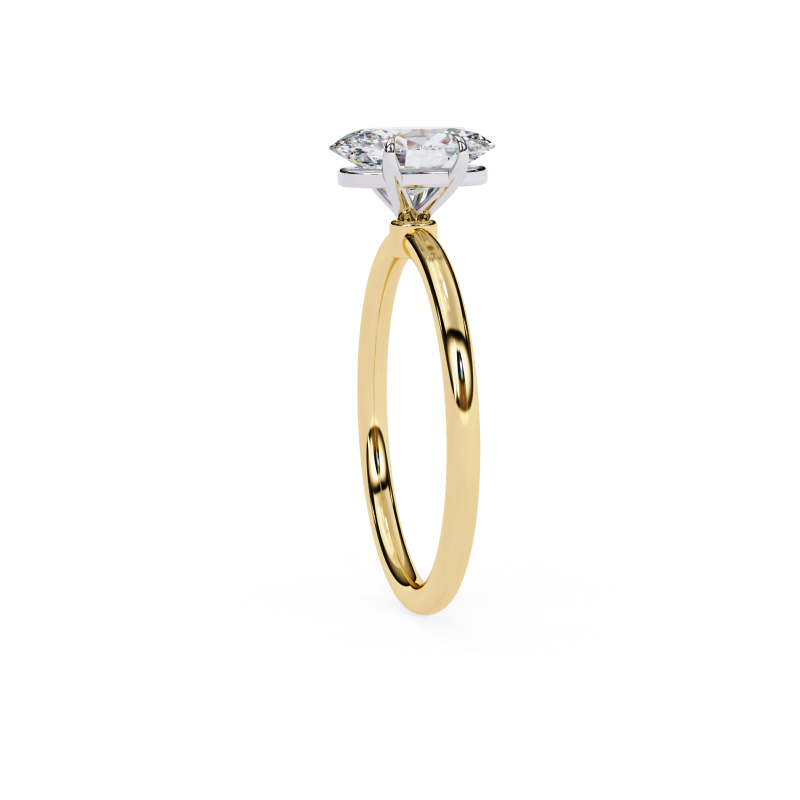 Celeste Oval Solitaire Ring