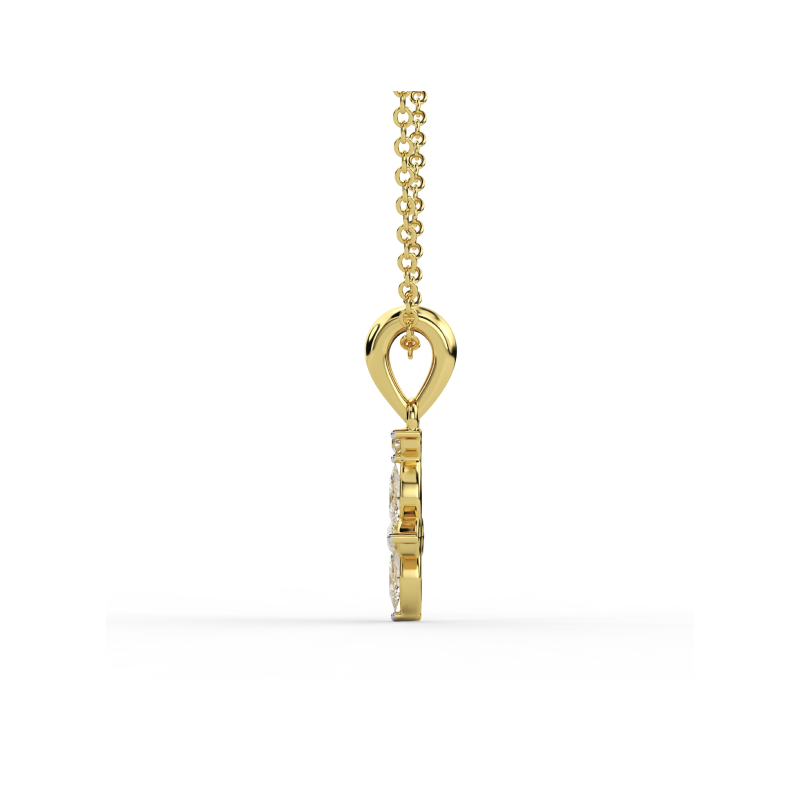 Celestial Bloom Diamond Pendant