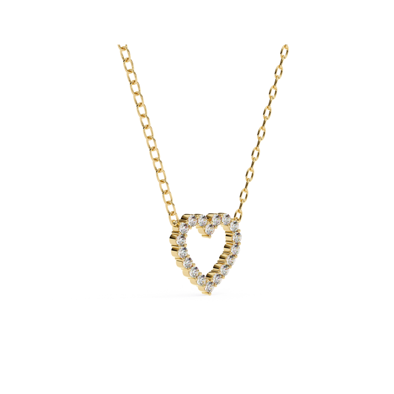 Eternal Love Diamond Heart Necklace