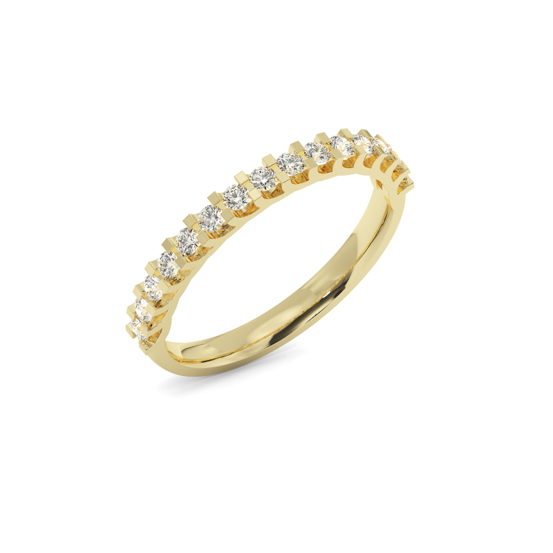 Lustrous Eternity Ring