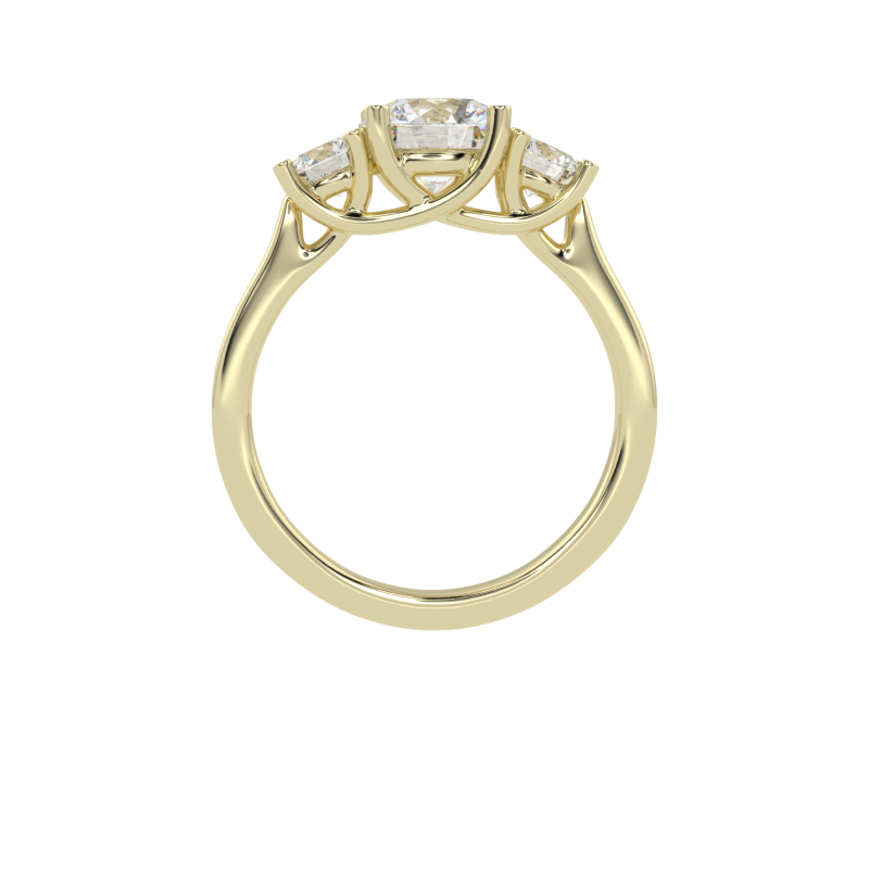 Aurelia Three-Stone Diamond Ring