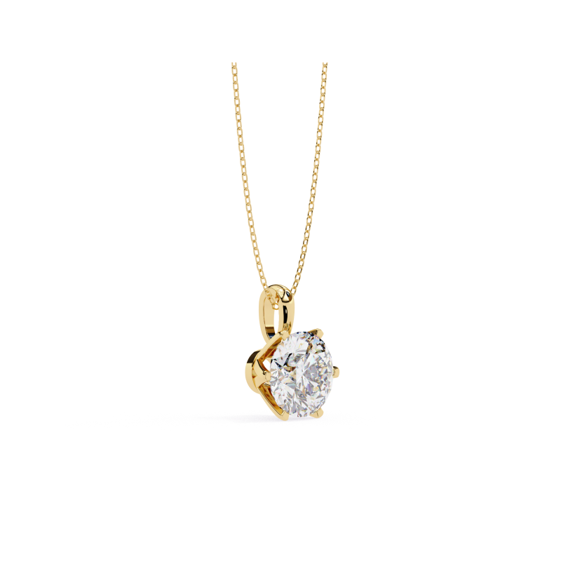 Eternal Radiance Solitaire Pendant