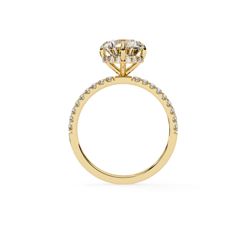 Celestial Round Brilliant Ring