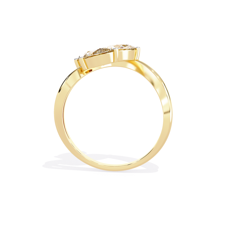 Trinity Blossom Diamond Ring