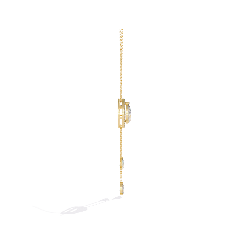 Celestial Drop Diamond Necklace