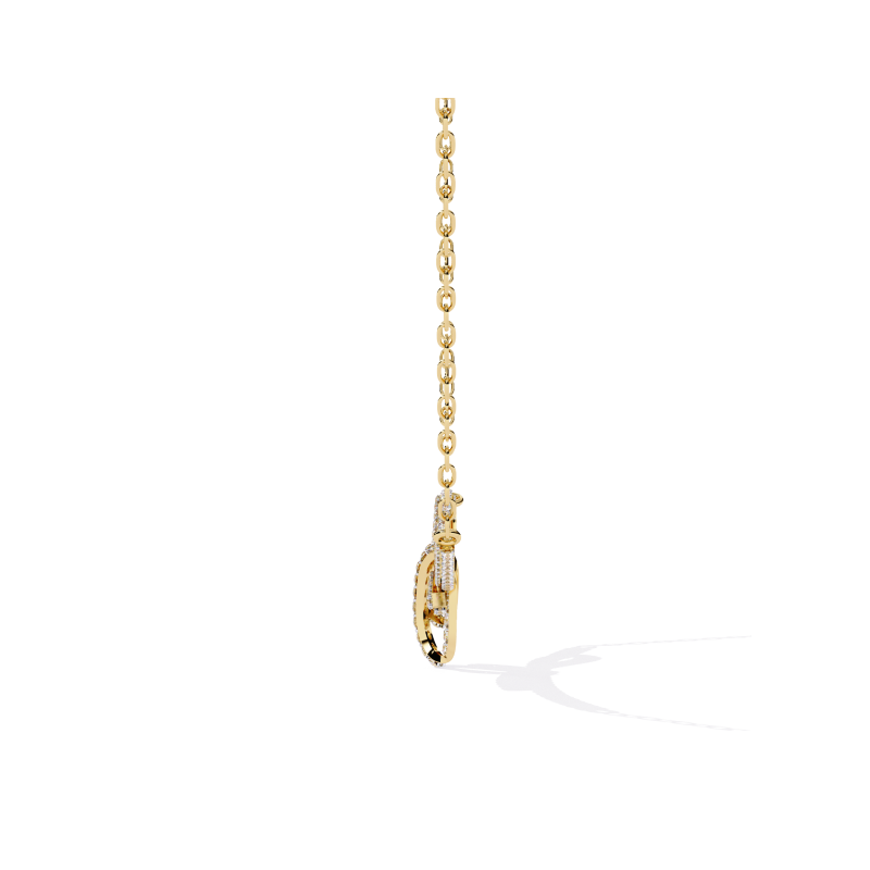 Graceful Bow Diamond Necklace