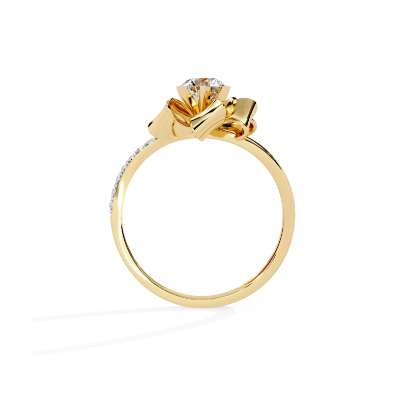 Golden Blossom Elegance Ring