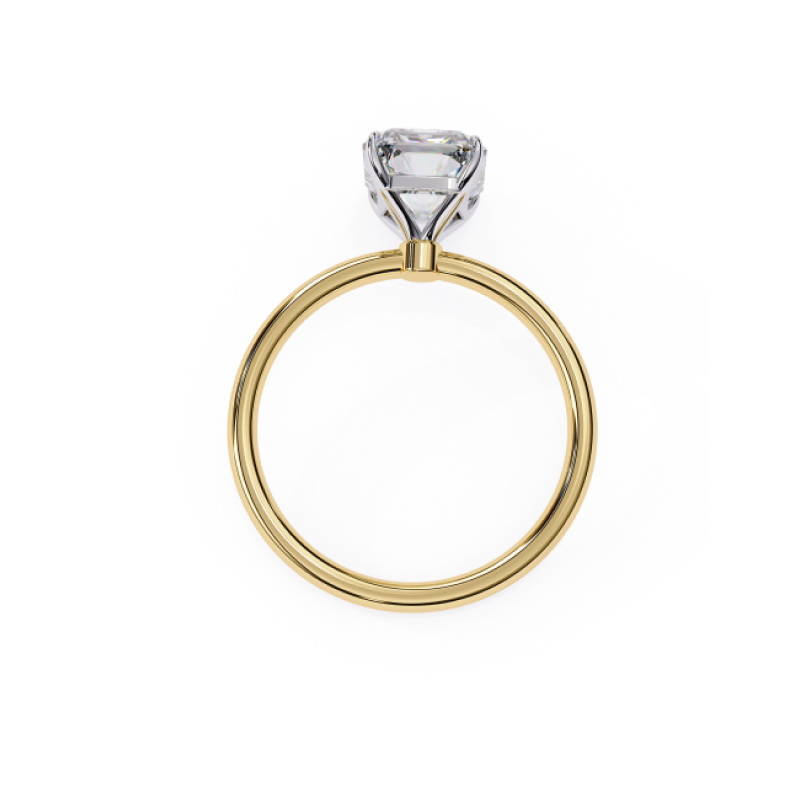 Celeste Radiant Solitaire Ring