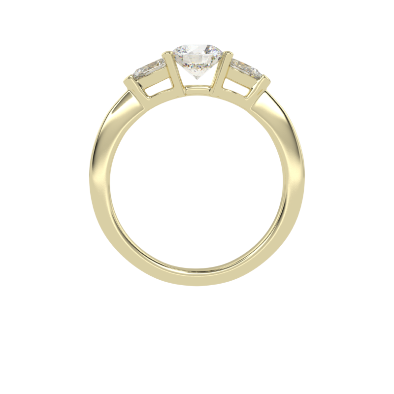 Lumia Three-Stone Diamond Ring