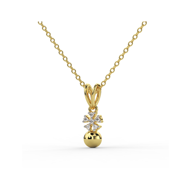 Divine Charm Diamond Pendant
