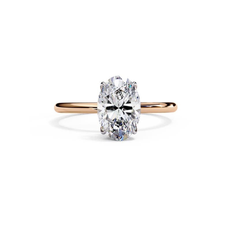 Celeste Oval Solitaire Ring