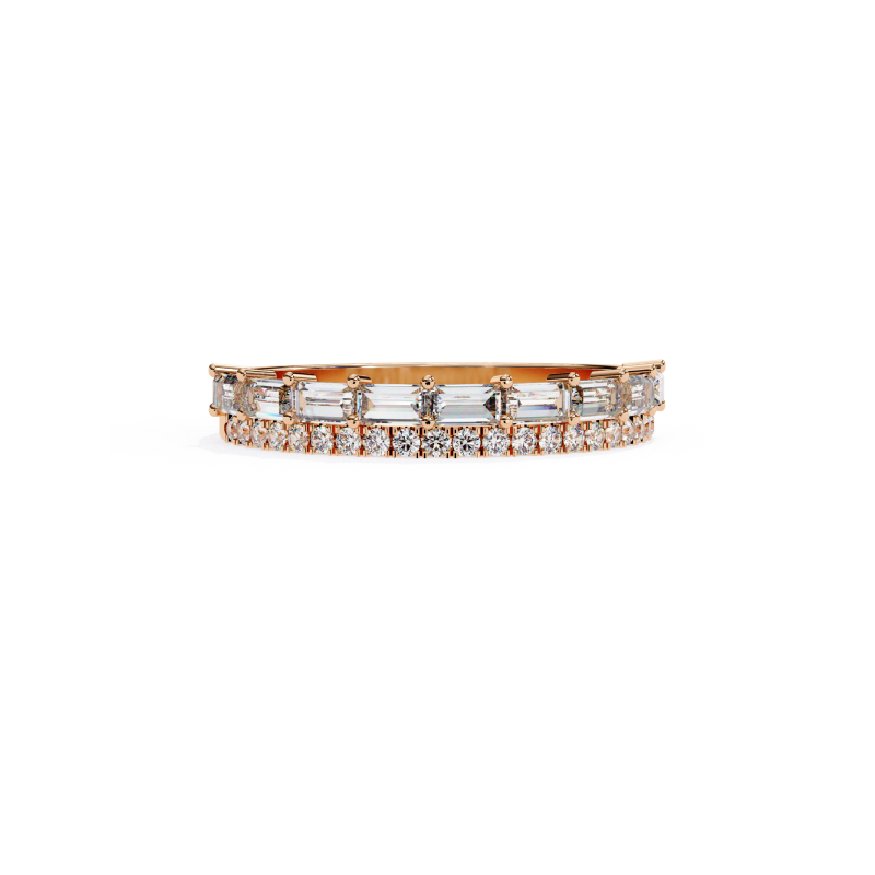 Luxe Baguette Eternity Band