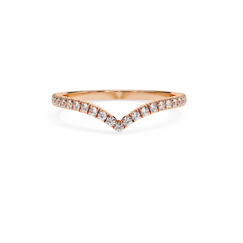 Celestial V-Contour Ring