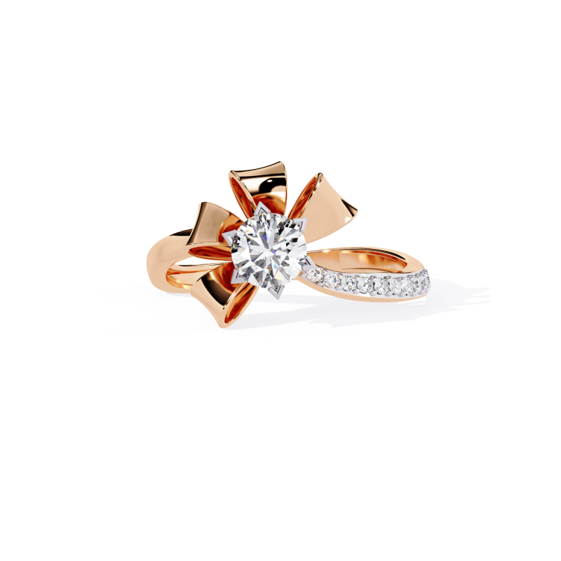 Golden Blossom Elegance Ring