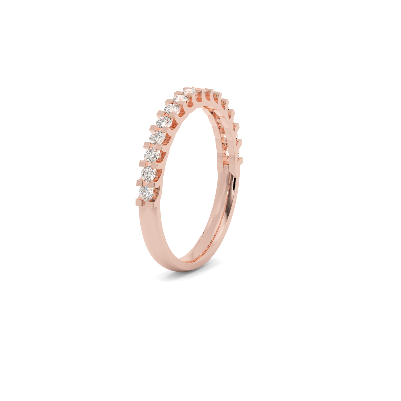 Lustrous Eternity Ring