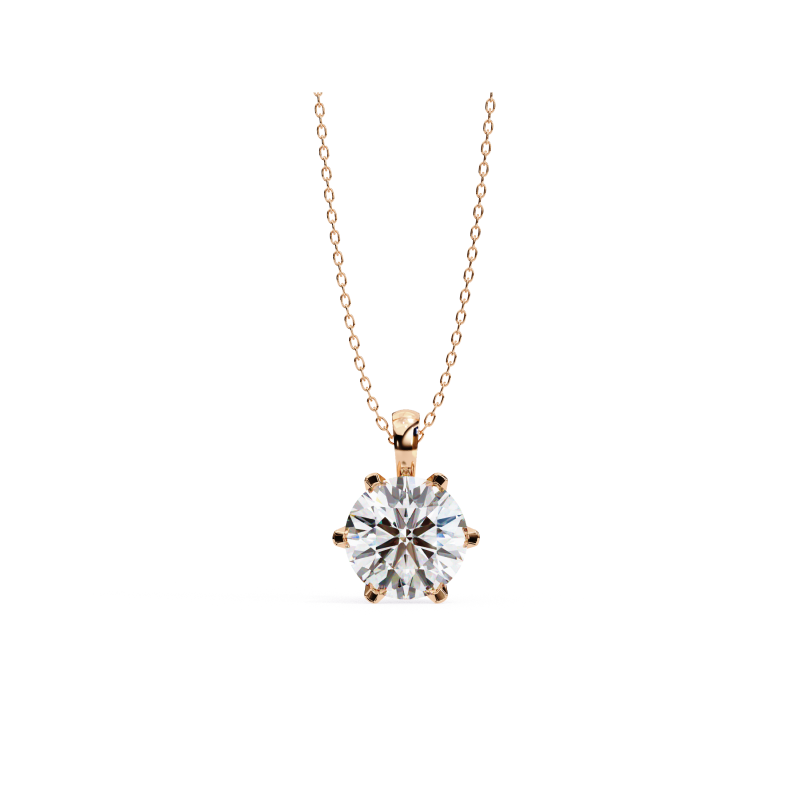 Eternal Radiance Solitaire Pendant