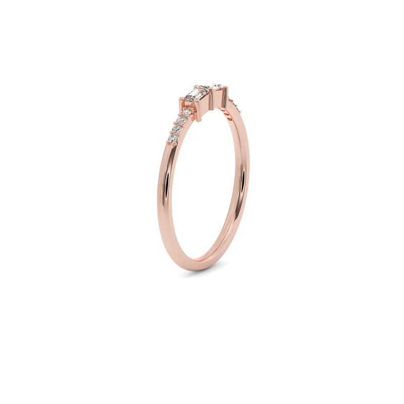 Radiant Baguette Harmony Ring