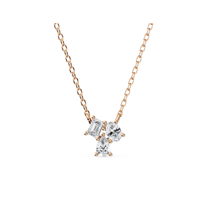 Trio Harmony Diamond Pendant