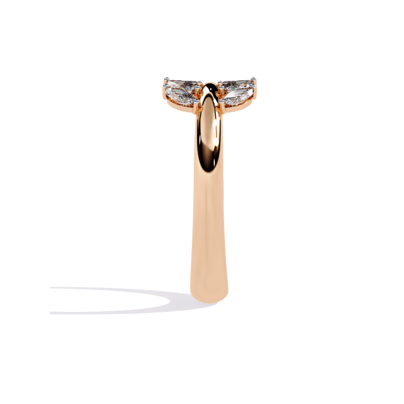 Elysian Leaf Diamond Ring