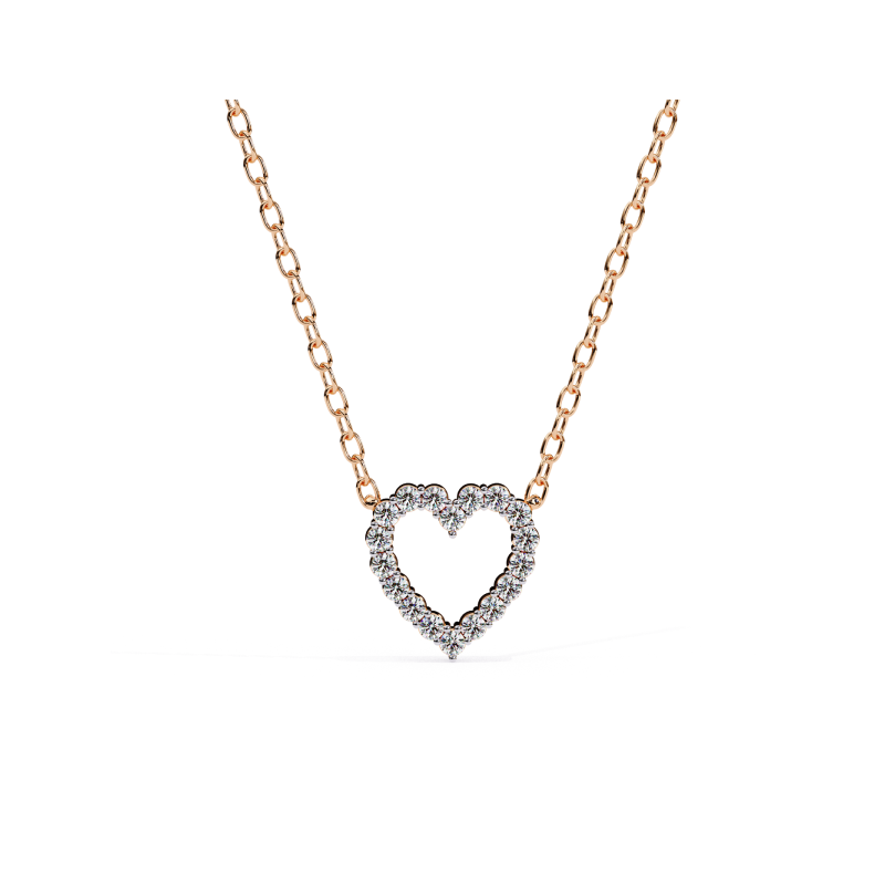 Eternal Love Diamond Heart Necklace