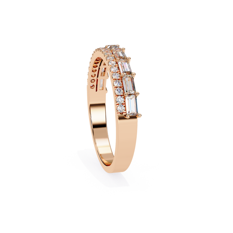 Luxe Baguette Eternity Band