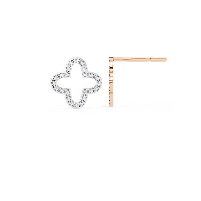 Ethereal Bloom Diamond Studs