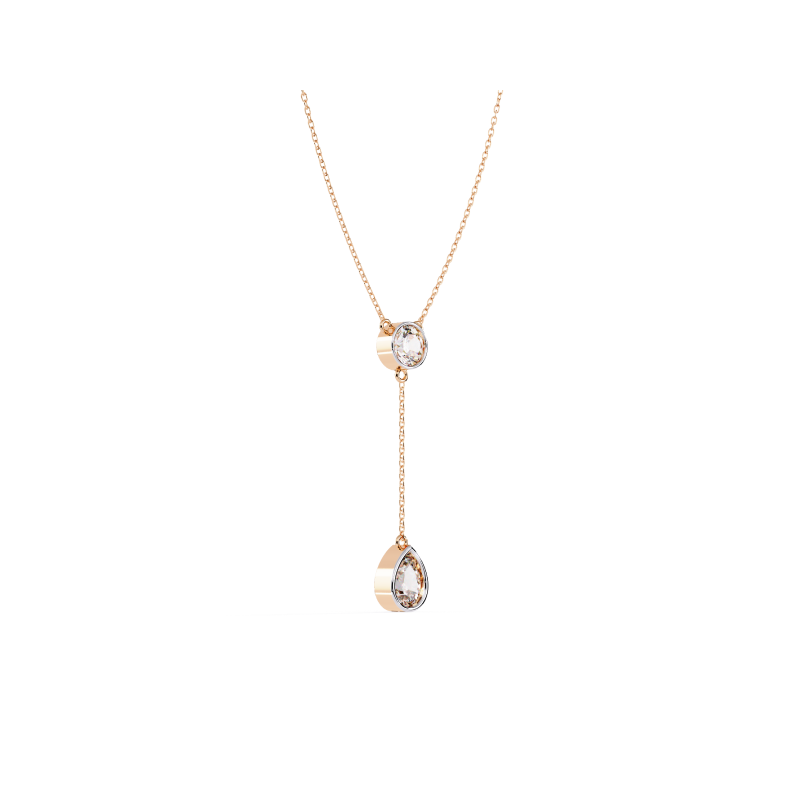 Elegance Drop Diamond Necklace